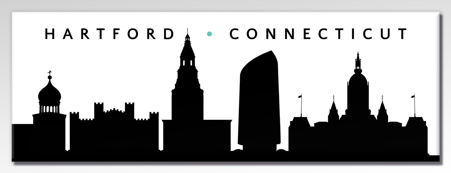 Hartford Skyline Magnet