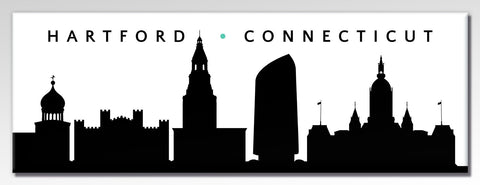 Hartford Skyline Magnet