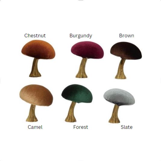Velvet Mushroom with Resin Stem