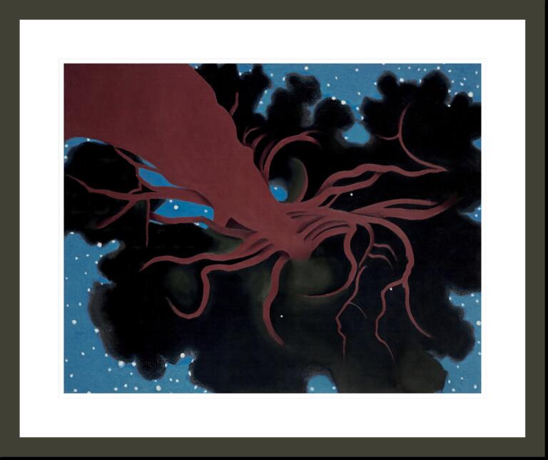 O'Keeffe- D.H. Lawrence Pine Tree Print