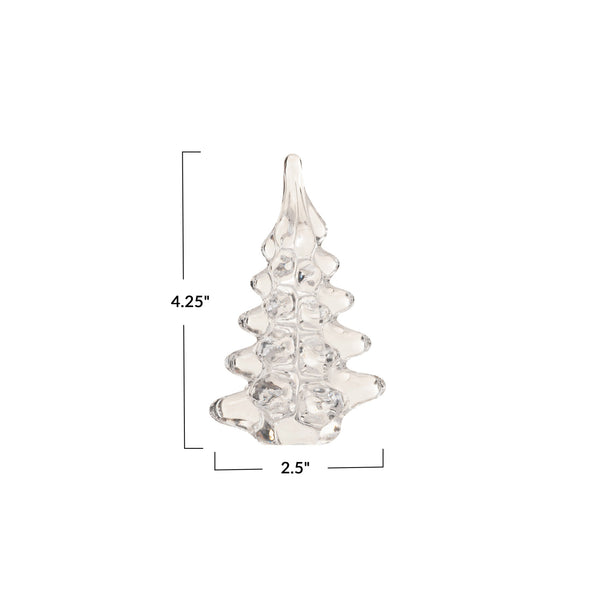 Small Clear Glass Tree