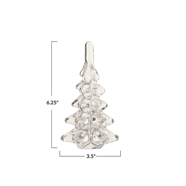 Large Clear Glass Tree