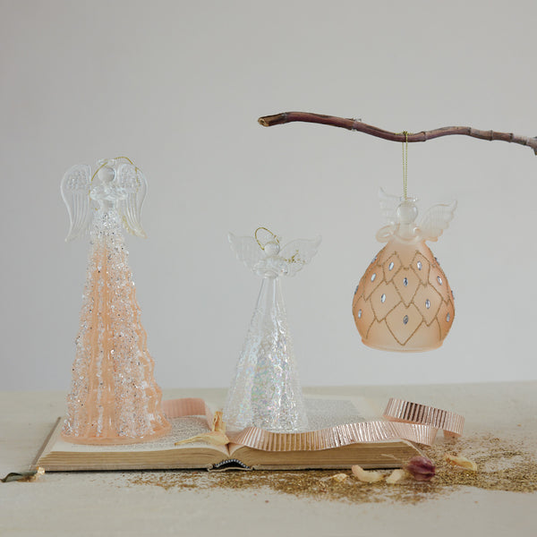 Glass Angel Ornament