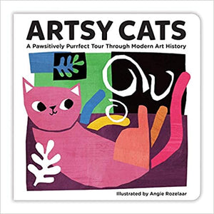 Artsy Cats Board Book for children