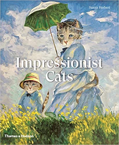 Impressionist Cats: a book featuring famous paintings where humans are replaced with cats