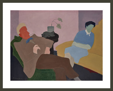Milton Avery's "Husband and Wife" framed print 
