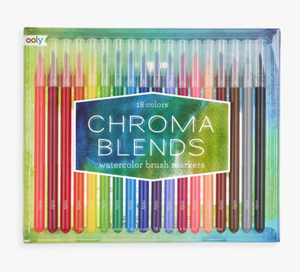 Ooly Chromablends Watercolor Brush Markers
