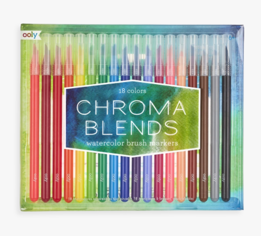 Ooly Chromablends Watercolor Brush Markers