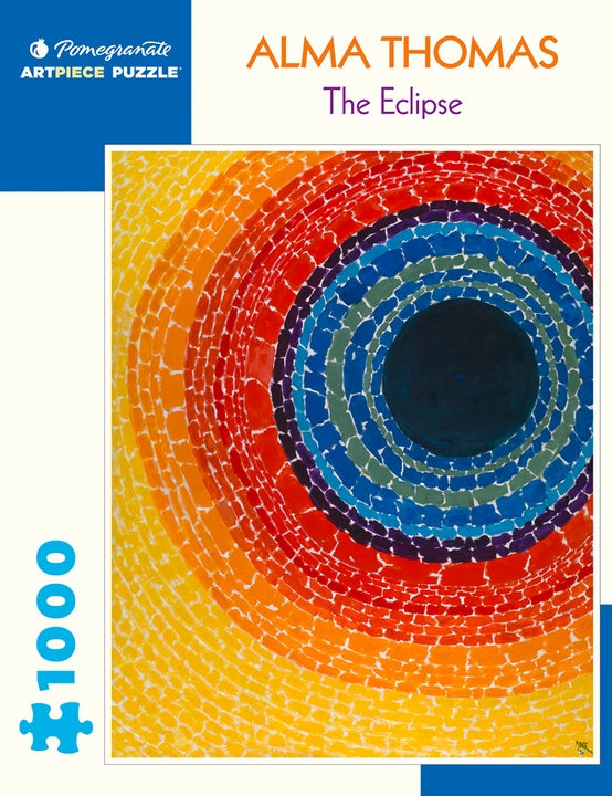 1000 Piece puzzle featuring "The Eclipse" by Alma Thomas