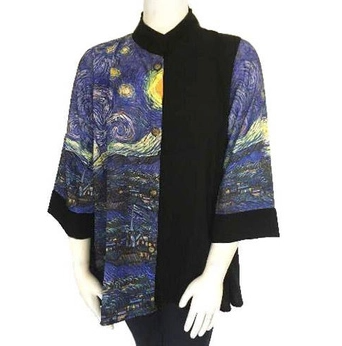 Van Gogh - Starry Night - Swing Top by Breeke