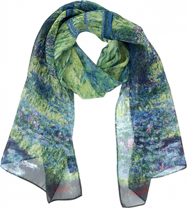 Monet - Japanese Bridge - Lightweight Scarf
