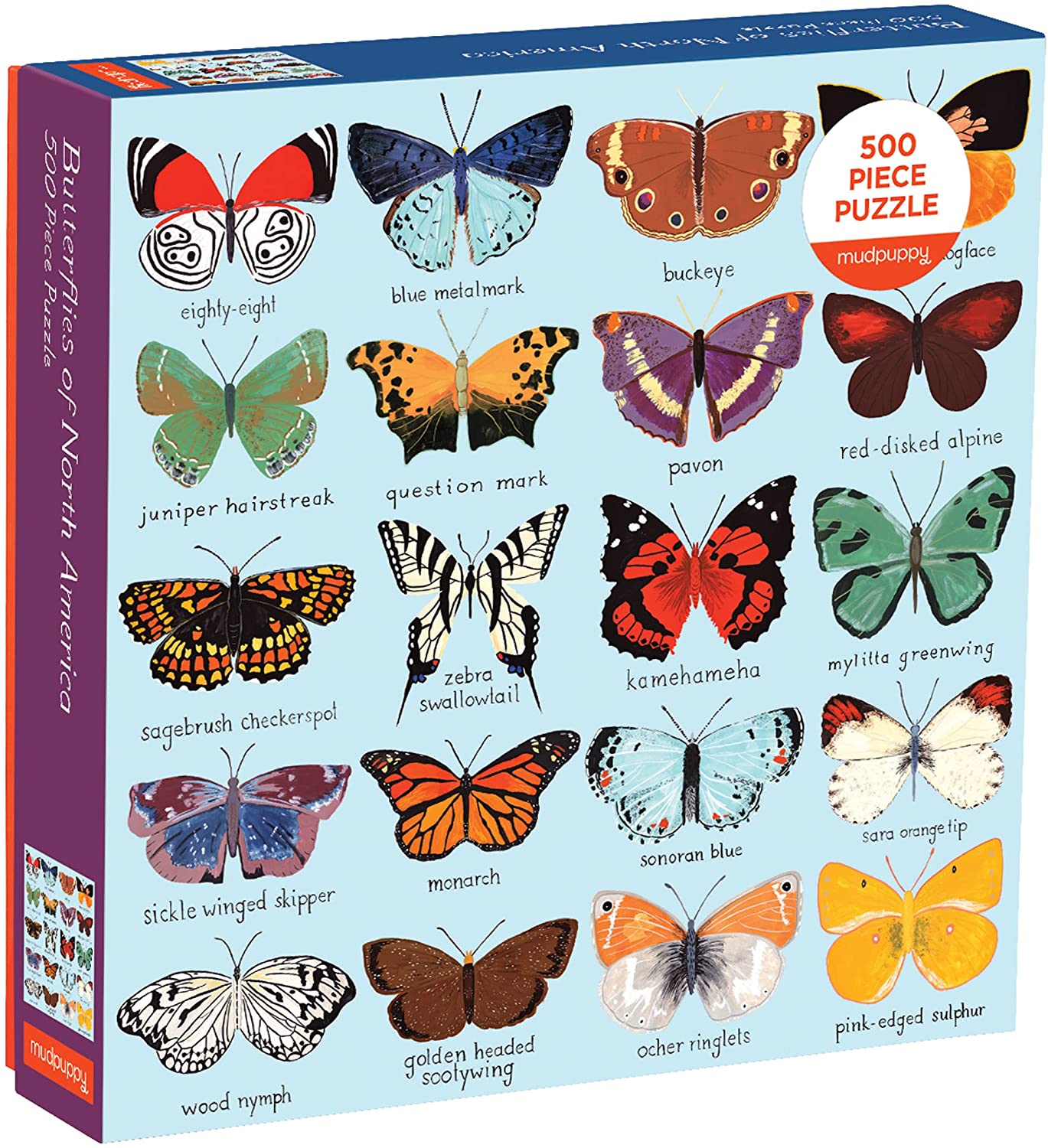 500 Piece butterfly puzzle