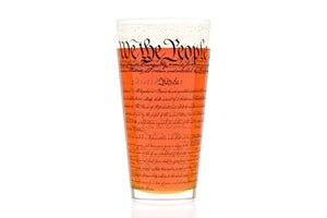 US Constitution Rocks Pint Glass