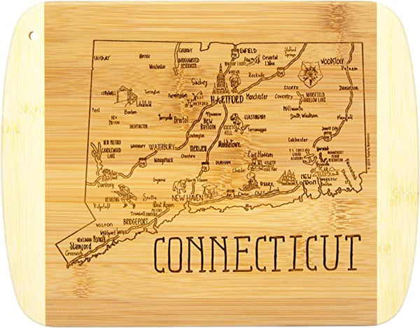 Connecticut State Bamboo Serving and Cutting Board