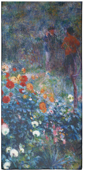 Renoir - Le Jardin rue Cortot a Montmarte - Lightweight Scarf