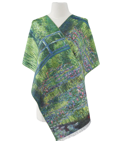 Monet - Japanese Bridge - Viscose\Poly Scarf