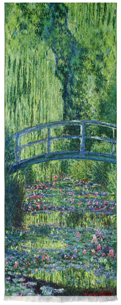 Monet - Japanese Bridge - Viscose\Poly Scarf