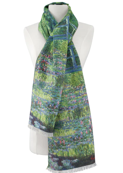 Monet - Japanese Bridge - Viscose\Poly Scarf