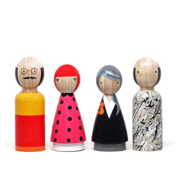 Modern Artists Wooden Dolls