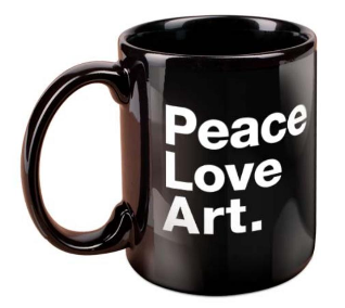 Peace Love Art Mug