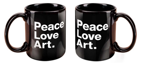 Peace Love Art Mug