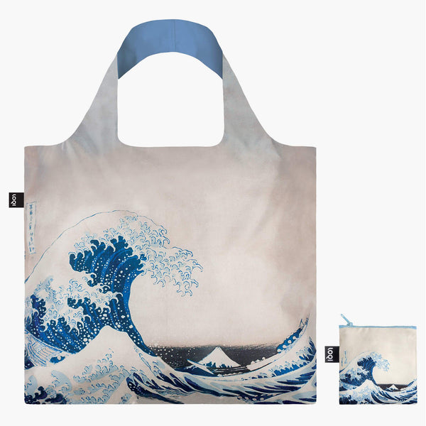 The Great Wave Tote Bag - Hokusai - LOQI Museum Collection